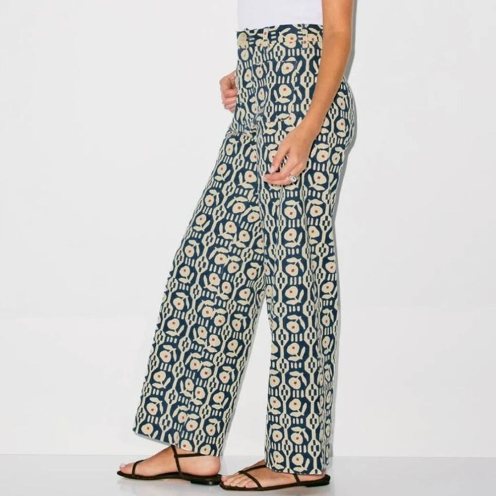 SZ Blockprints Boss Pants in Folk Print Small